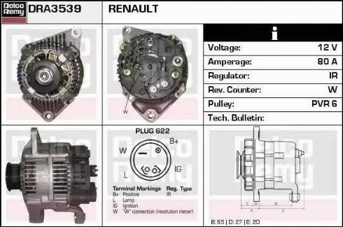 Remy DRA3539 - Alternator furqanavto.az