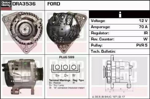 Remy DRA3536 - Alternator furqanavto.az