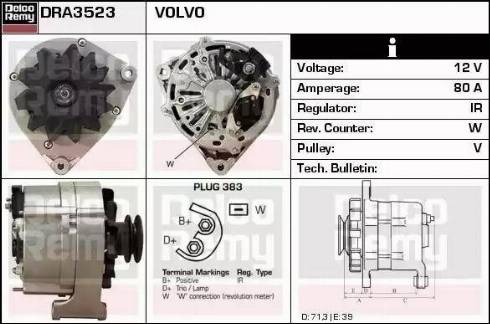 Remy DRA3523 - Alternator furqanavto.az