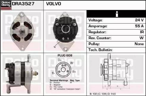 Remy DRA3527 - Alternator furqanavto.az