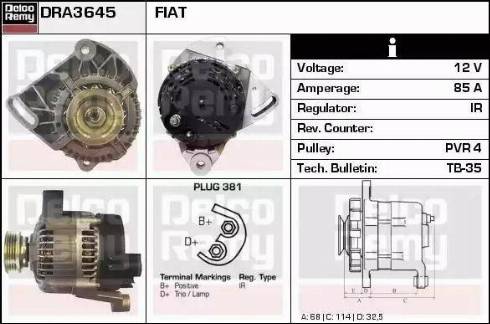 Remy DRA3645 - Alternator furqanavto.az