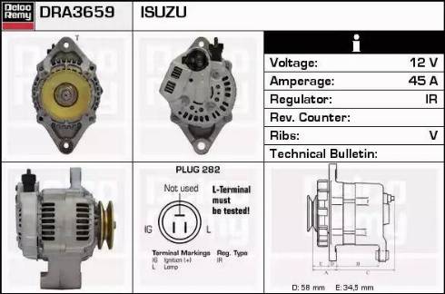 Remy DRA3659 - Alternator furqanavto.az