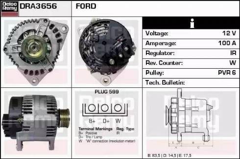 Remy DRA3656 - Alternator furqanavto.az