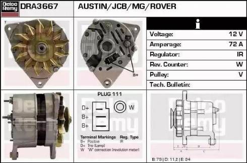 Remy DRA3667 - Alternator furqanavto.az