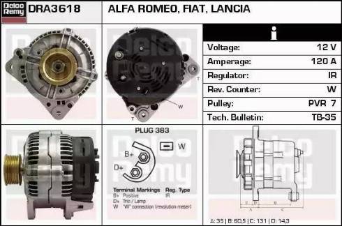 Remy DRA3618 - Alternator furqanavto.az