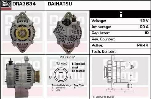 Remy DRA3634 - Alternator furqanavto.az