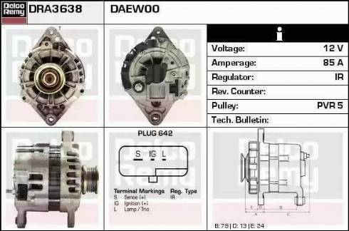 Remy DRA3638N - Alternator furqanavto.az