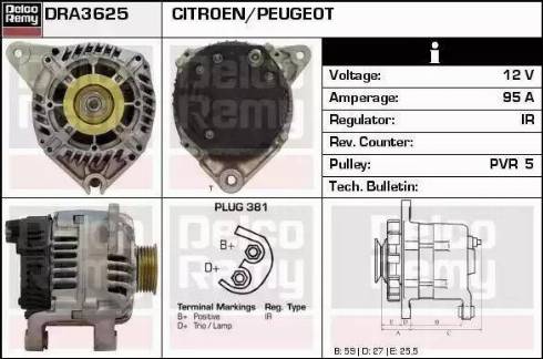 Remy DRA3625 - Alternator furqanavto.az