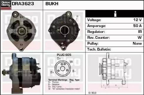 Remy DRA3623 - Alternator furqanavto.az