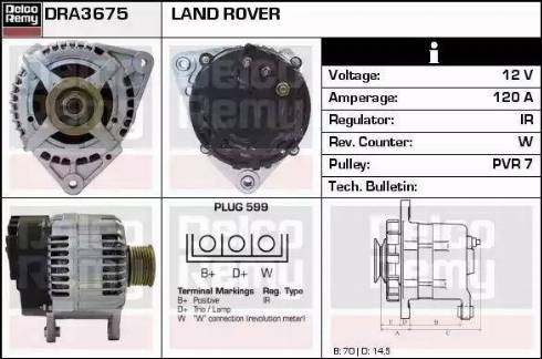 Remy DRA3675 - Alternator furqanavto.az