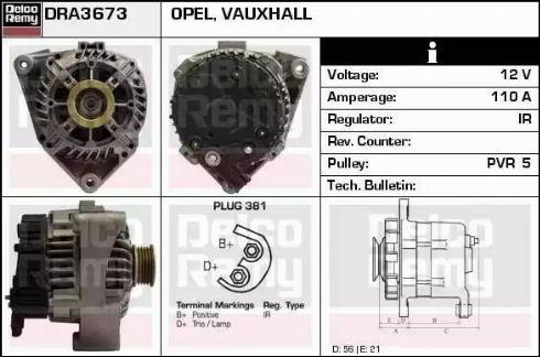 Remy DRA3673 - Alternator furqanavto.az