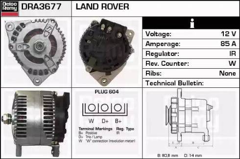 Remy DRA3677 - Alternator furqanavto.az