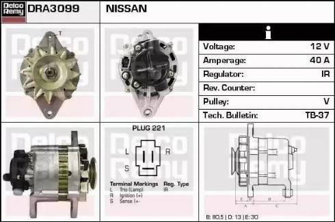 Remy DRA3099 - Alternator furqanavto.az