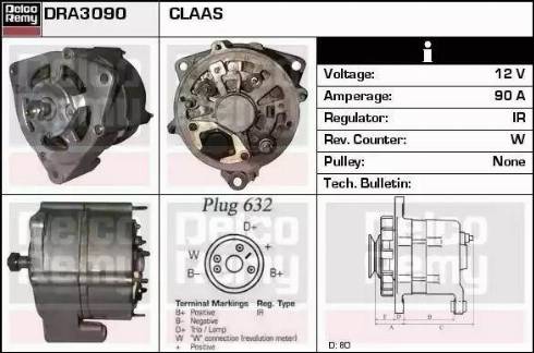 Remy DRA3090 - Alternator furqanavto.az