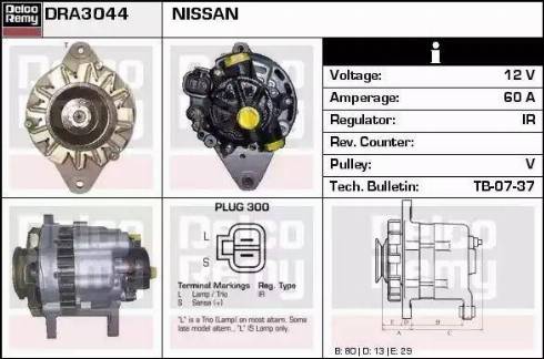 Remy DRA3044 - Alternator furqanavto.az