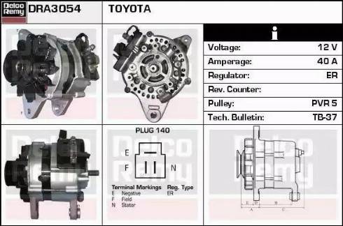 Remy DRA3054 - Alternator furqanavto.az