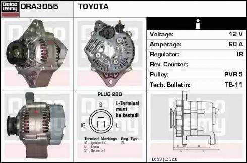 Remy DRA3055 - Alternator furqanavto.az