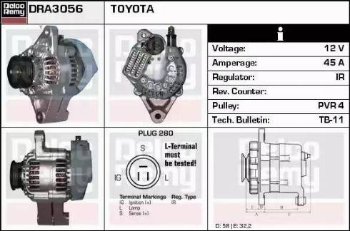 Remy DRA3056 - Alternator furqanavto.az