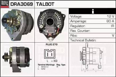 Remy DRA3069 - Alternator furqanavto.az