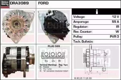 Remy DRA3089 - Alternator furqanavto.az