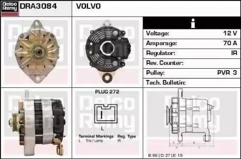 Remy DRA3084 - Alternator furqanavto.az