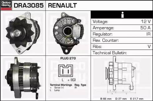 Remy DRA3085 - Alternator furqanavto.az