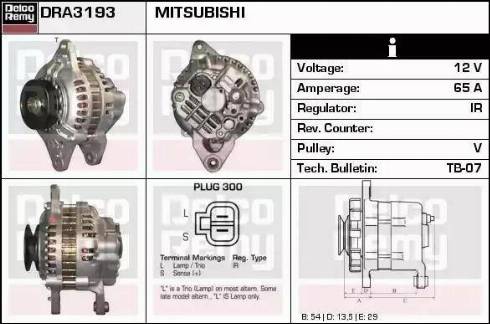 Remy DRA3193 - Alternator furqanavto.az