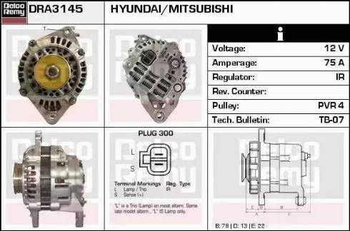 Remy DRA3145N - Alternator furqanavto.az