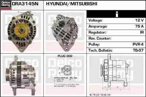 Remy DRA3145N - Alternator furqanavto.az