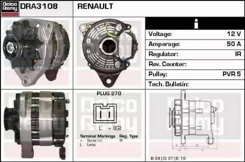 Remy DRA3108 - Alternator furqanavto.az