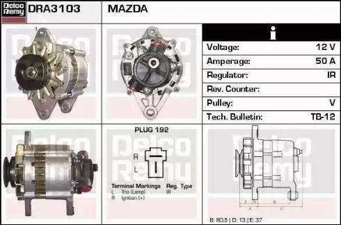 Remy DRA3103 - Alternator furqanavto.az