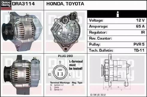 Remy DRA3114 - Alternator furqanavto.az