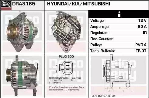 Remy DRA3185 - Alternator furqanavto.az