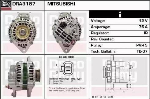 Remy DRA3187 - Alternator furqanavto.az