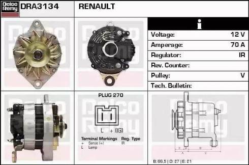 Remy DRA3134 - Alternator furqanavto.az