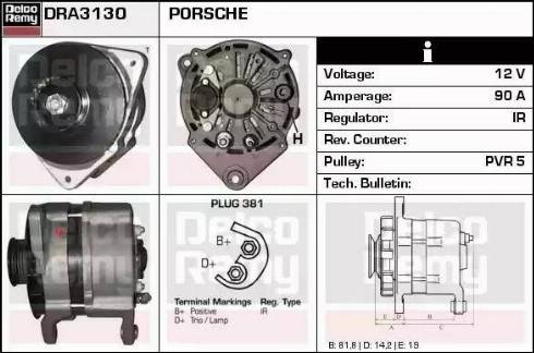 Remy DRA3130 - Alternator furqanavto.az