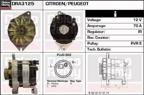 Remy DRA3125 - Alternator furqanavto.az