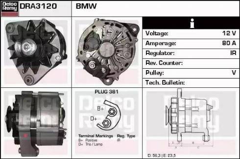 Remy DRA3120 - Alternator furqanavto.az