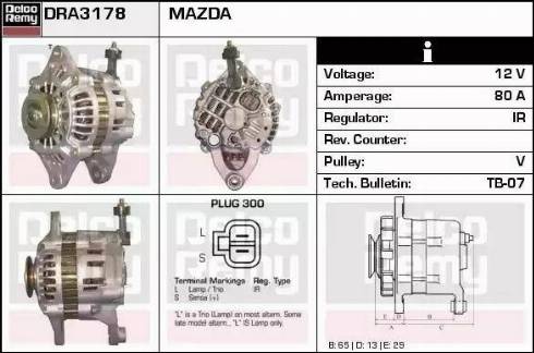 Remy DRA3178 - Alternator furqanavto.az