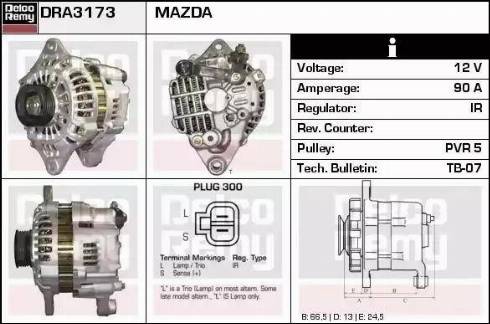 Remy DRA3173 - Alternator furqanavto.az