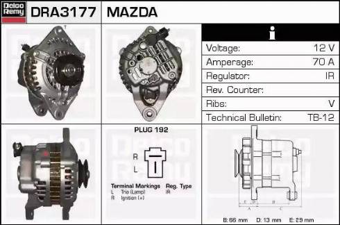 Remy DRA3177 - Alternator furqanavto.az