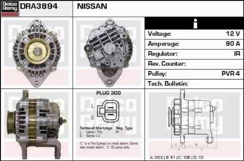 Remy DRA3894 - Alternator furqanavto.az