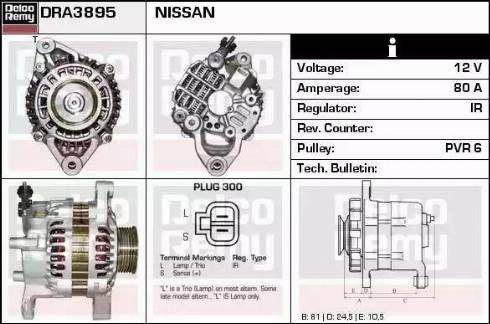 Remy DRA3895 - Alternator furqanavto.az