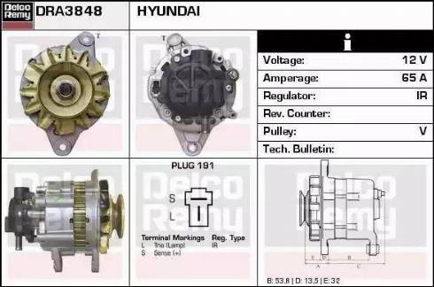 Remy DRA3848 - Alternator furqanavto.az