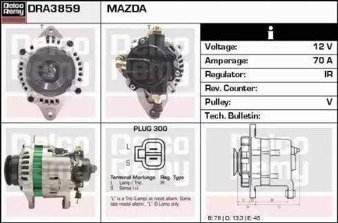 Remy DRA3859 - Alternator furqanavto.az