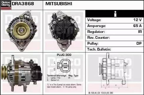 Remy DRA3868 - Alternator furqanavto.az