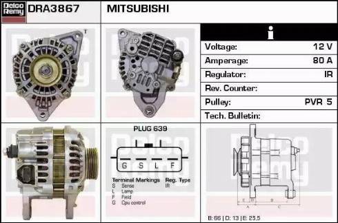 Remy DRA3867 - Alternator furqanavto.az