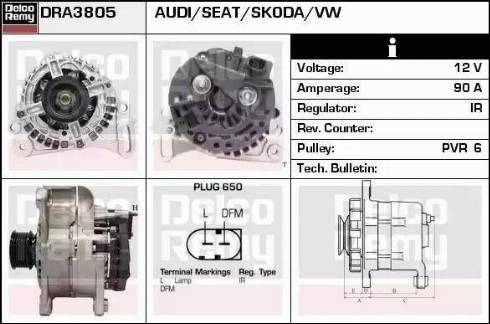 Remy DRA3805 - Alternator furqanavto.az