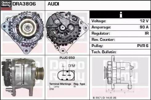 Remy DRA3806 - Alternator furqanavto.az