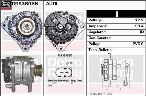 Remy DRA3806N - Alternator furqanavto.az